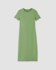 womens-supima-form-midi-dress-jade-green | alt