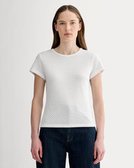 womens-pointelle-short-sleeve-tee-white | primary