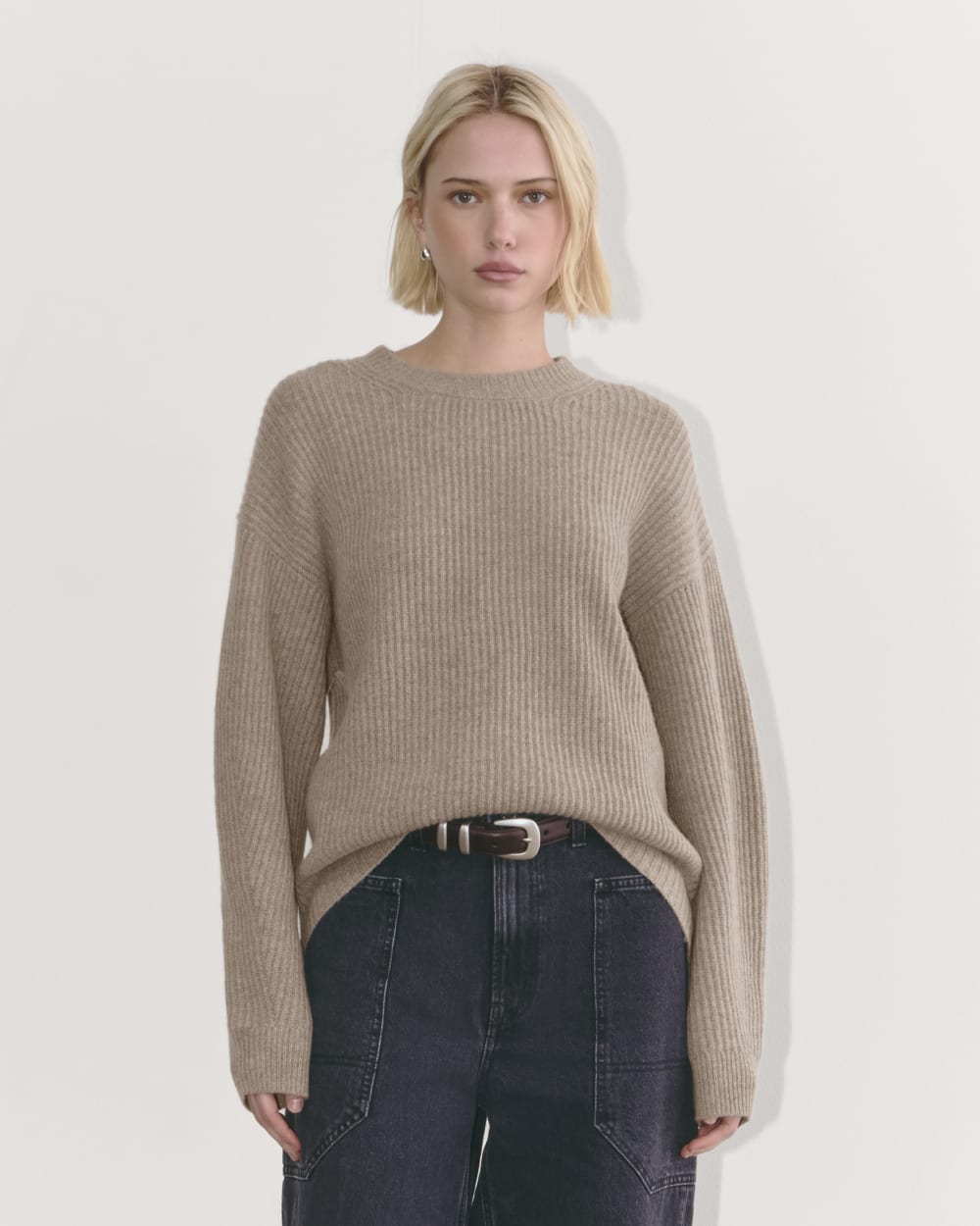 womens-wool-cashmere-cocoon-crew-sweater-oatmeal | primary