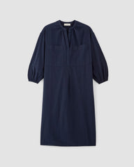 womens-gauze-caftan-dress-navy | alt