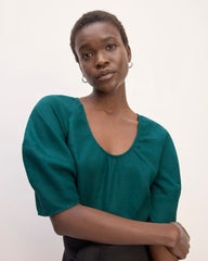 womens-linen-scoop-neck-top-dark-sea