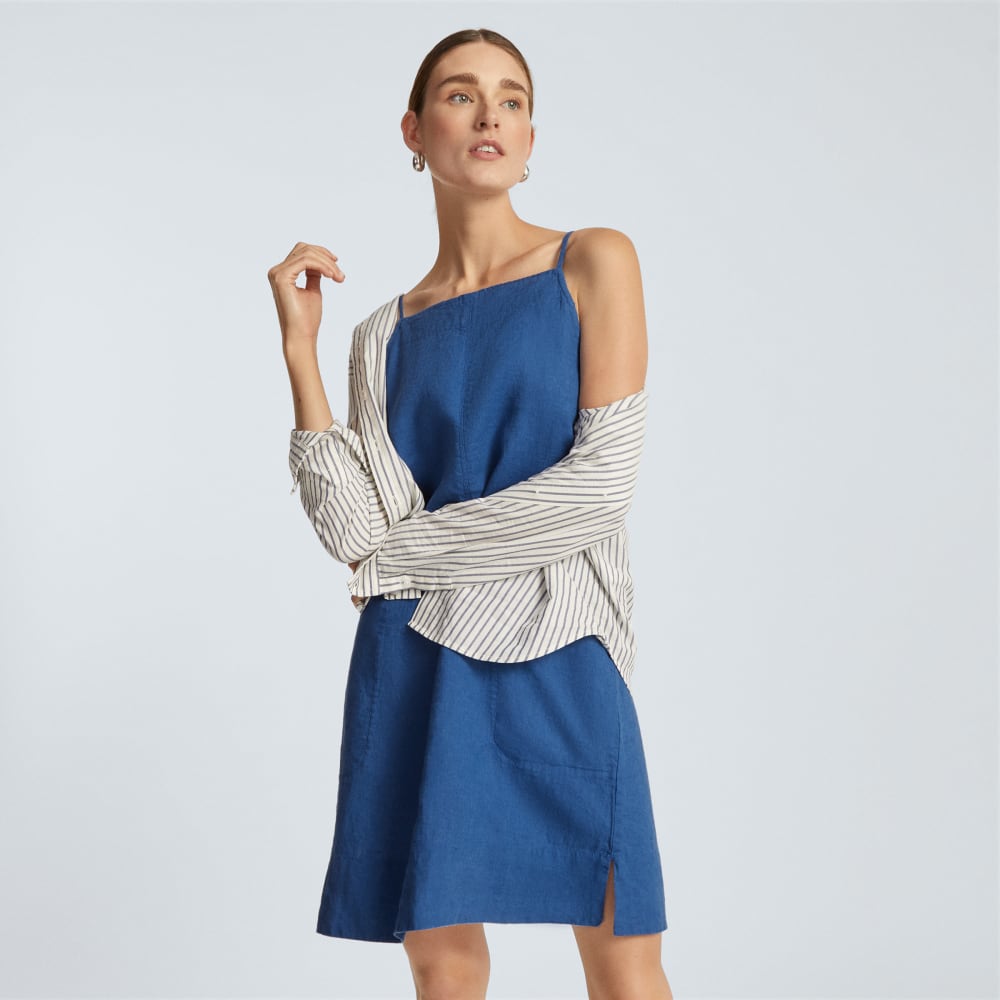 womens-linen-apron-dress-deep-blue