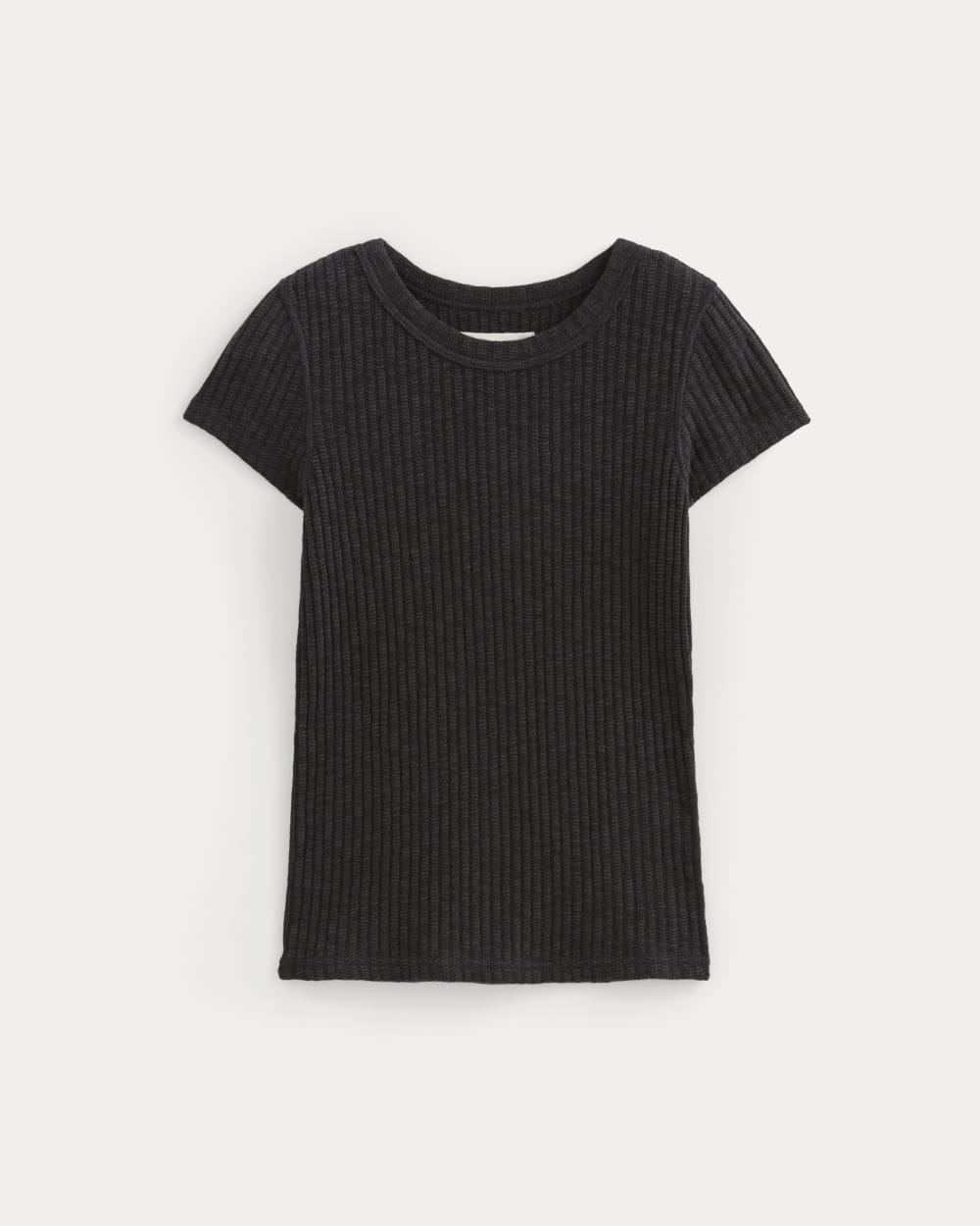 womens-rib-knit-organic-cotton-crew-black | alt
