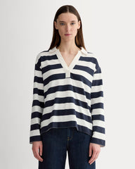 womens-mariner-rugby-top-navy-bone | primary