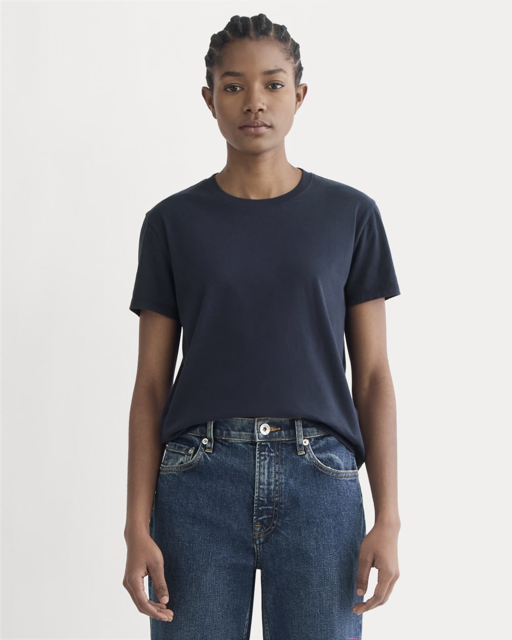 womens-organic-cotton-box-cut-tee-navy | primary