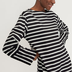 womens-organic-cotton-striped-tee-dress-black-canvas-tan