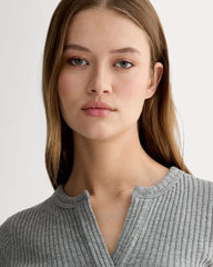womens-rib-knit-short-sleeve-henley-mid-heather-grey