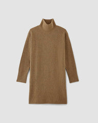 womens-cozy-stretch-turtleneck-dress-heathered-toasted-coconut | alt