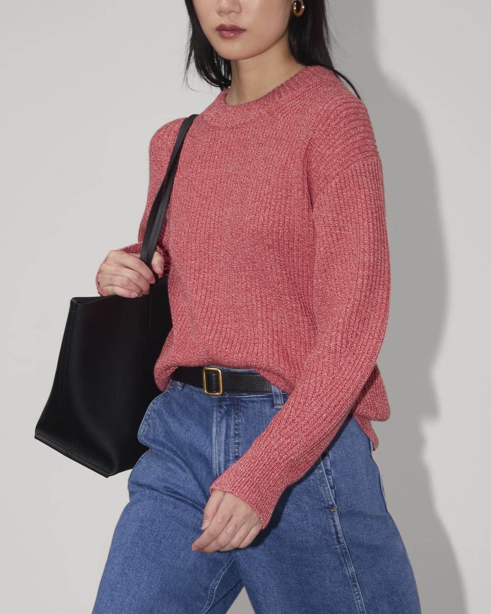 womens-cotton-oversized-cocoon-sweater-pink-peony-red