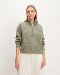 womens-felted-merino-halfzip-sweater-seafoam-kambaba-twist | primary