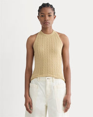 womens-cable-halter-in-cotton-cashmere-classic-khaki | primary