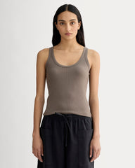womens-shimmy-scoop-neck-tank-taupe | primary