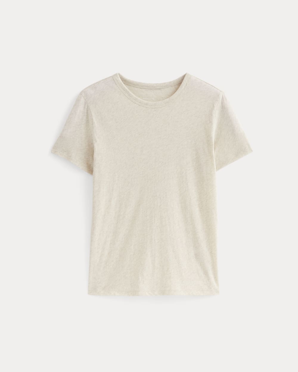 womens-slim-air-tee-heatheredoat | alt
