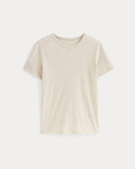 womens-slim-air-tee-heatheredoat | alt