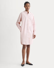 womens-relaxed-shirt-dress-soft-cotton-pink-white | primary
