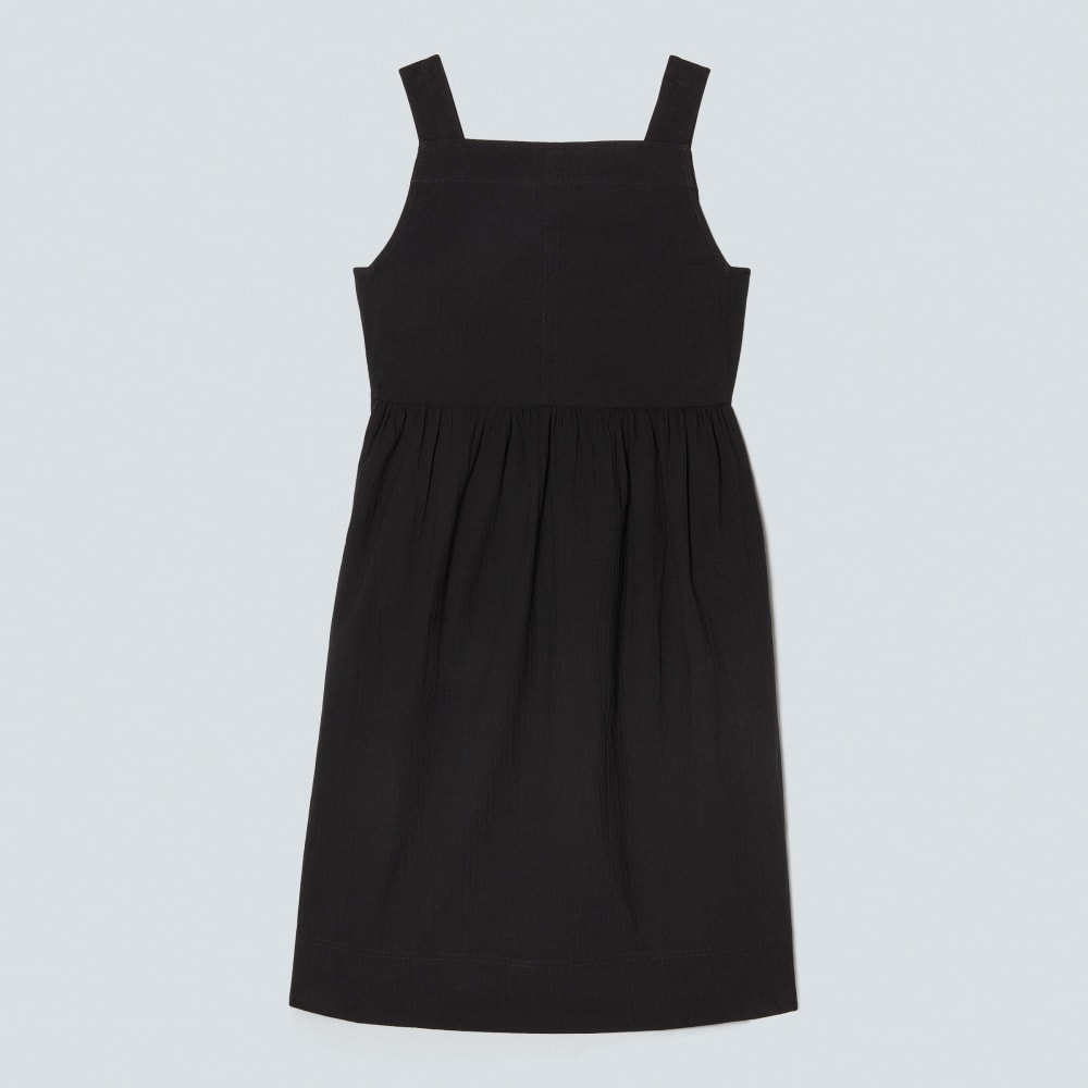 womens-seersucker-midi-dress-black