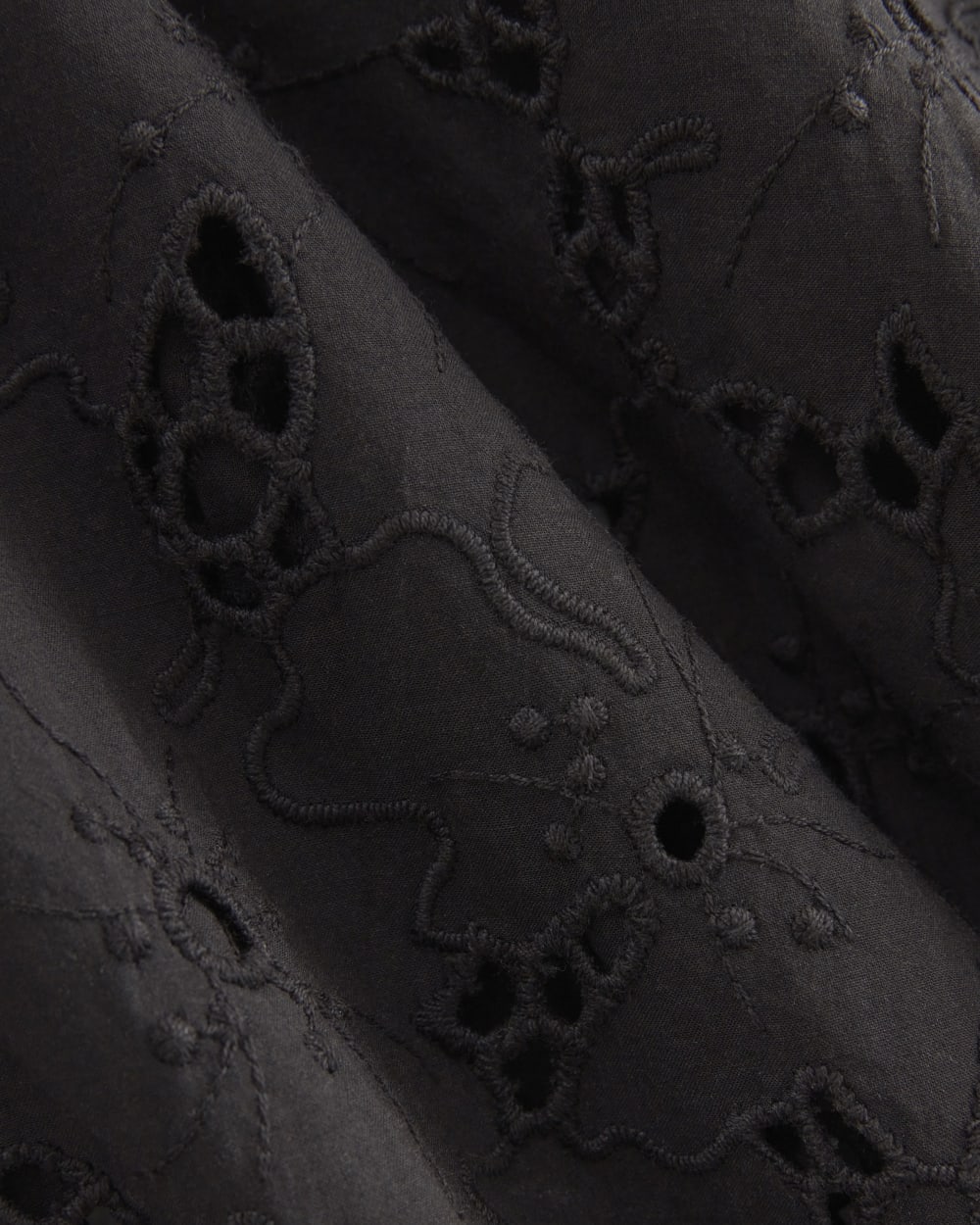 womens-eyelet-camp-shirt-black