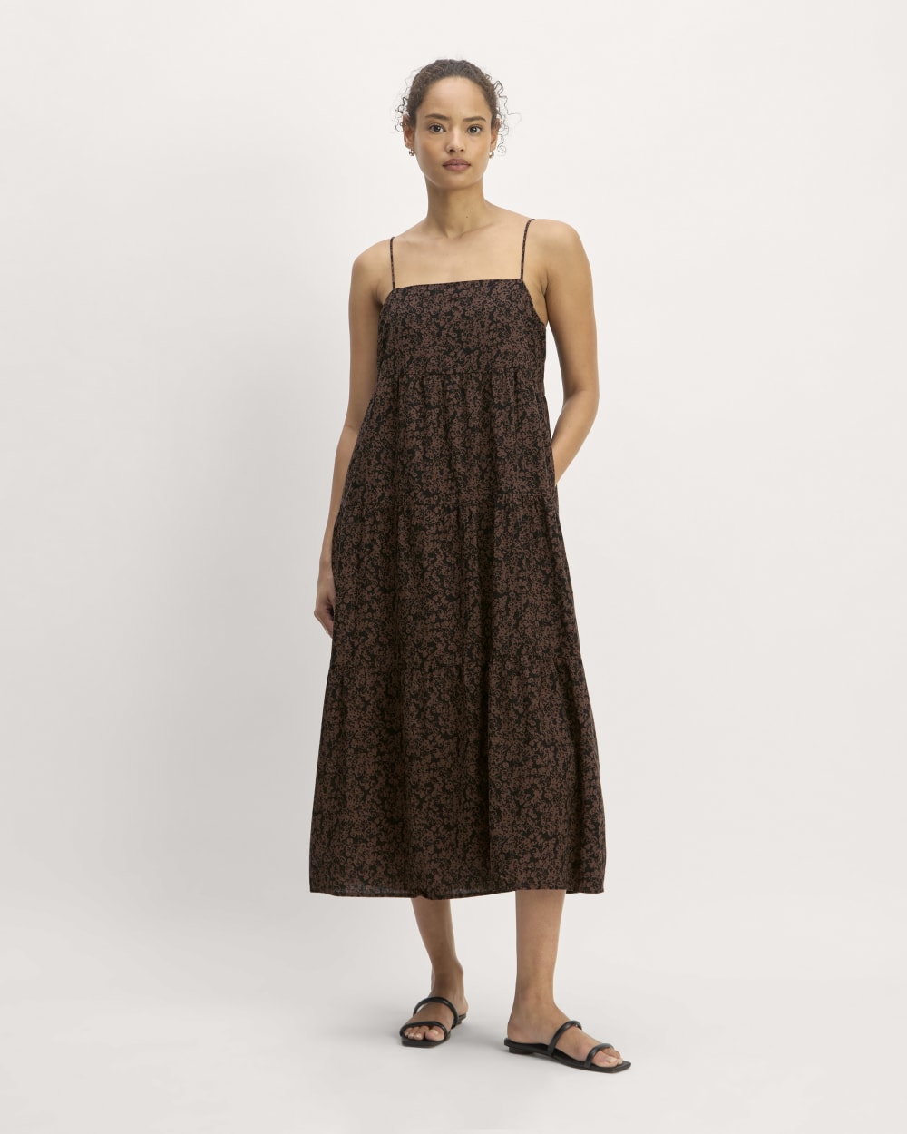 womens-gauze-tiered-dress-black-cocoa-small-floral | primary