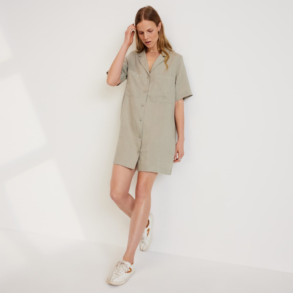 womens-linen-workwear-dress-seagrass | primary