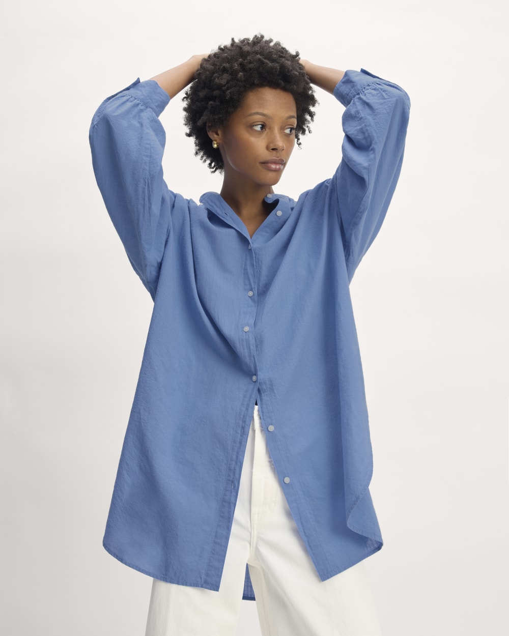 womens-gauze-oversized-shirt-blue-opal | primary