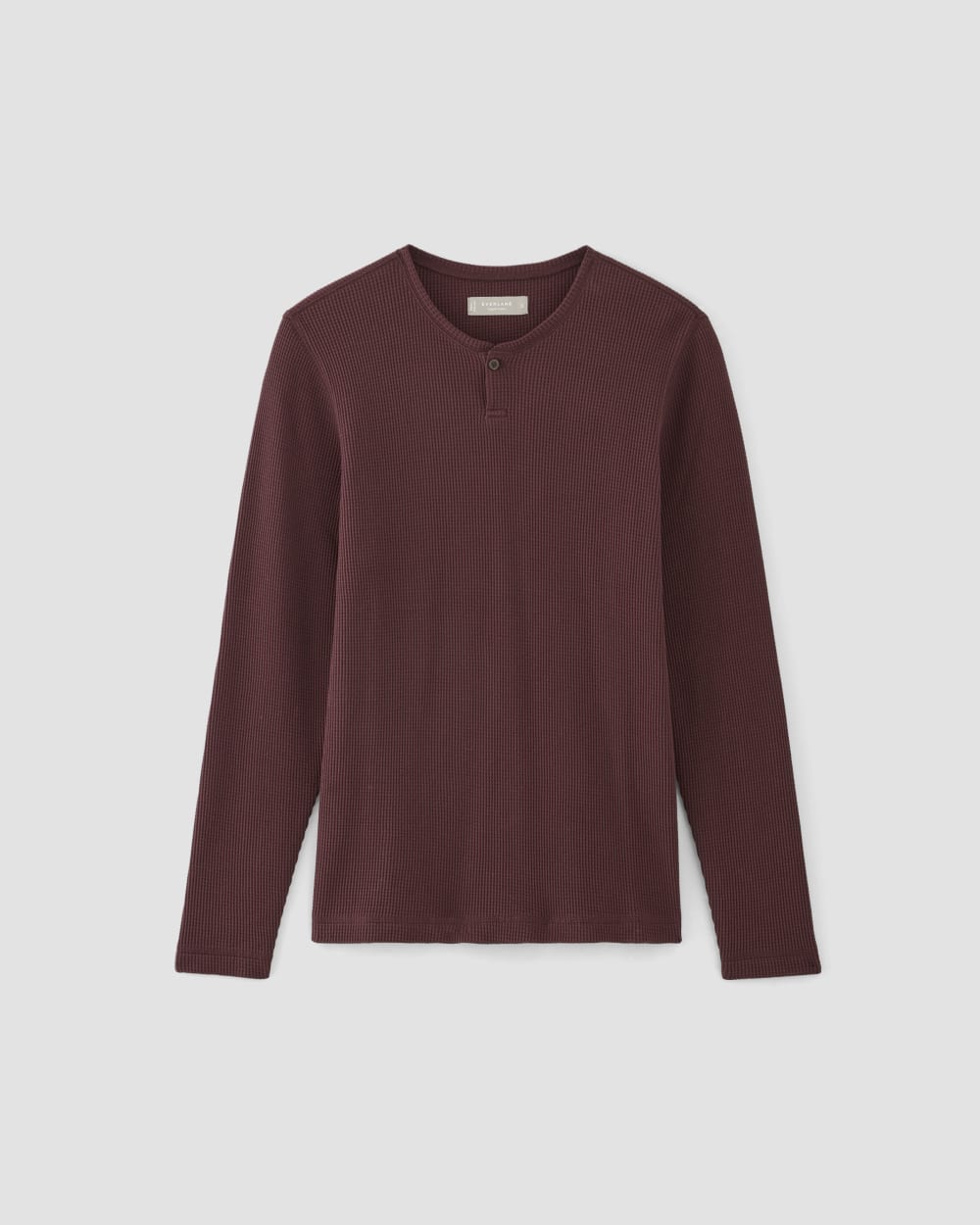 mens-waffle-long-sleeve-henley-burgundy | alt