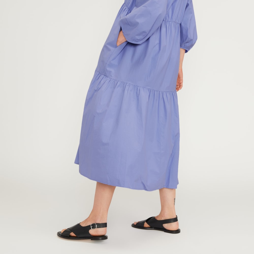 womens-poplin-tiered-dress-cornflower-blue