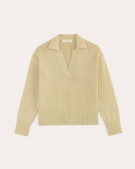 womens-cotton-boxy-polo-mojave-desert-natural | alt