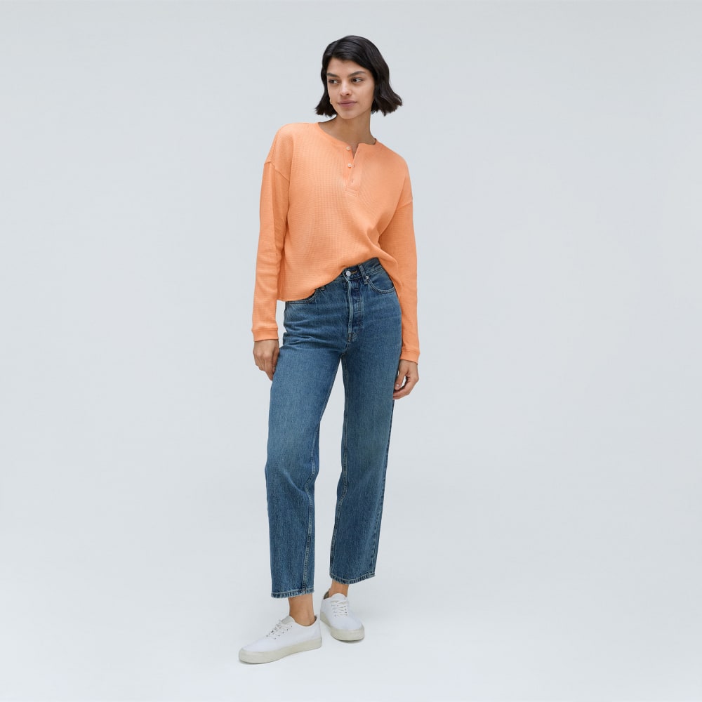 womens-organic-ctn-waffle-henley-orange-chiffon