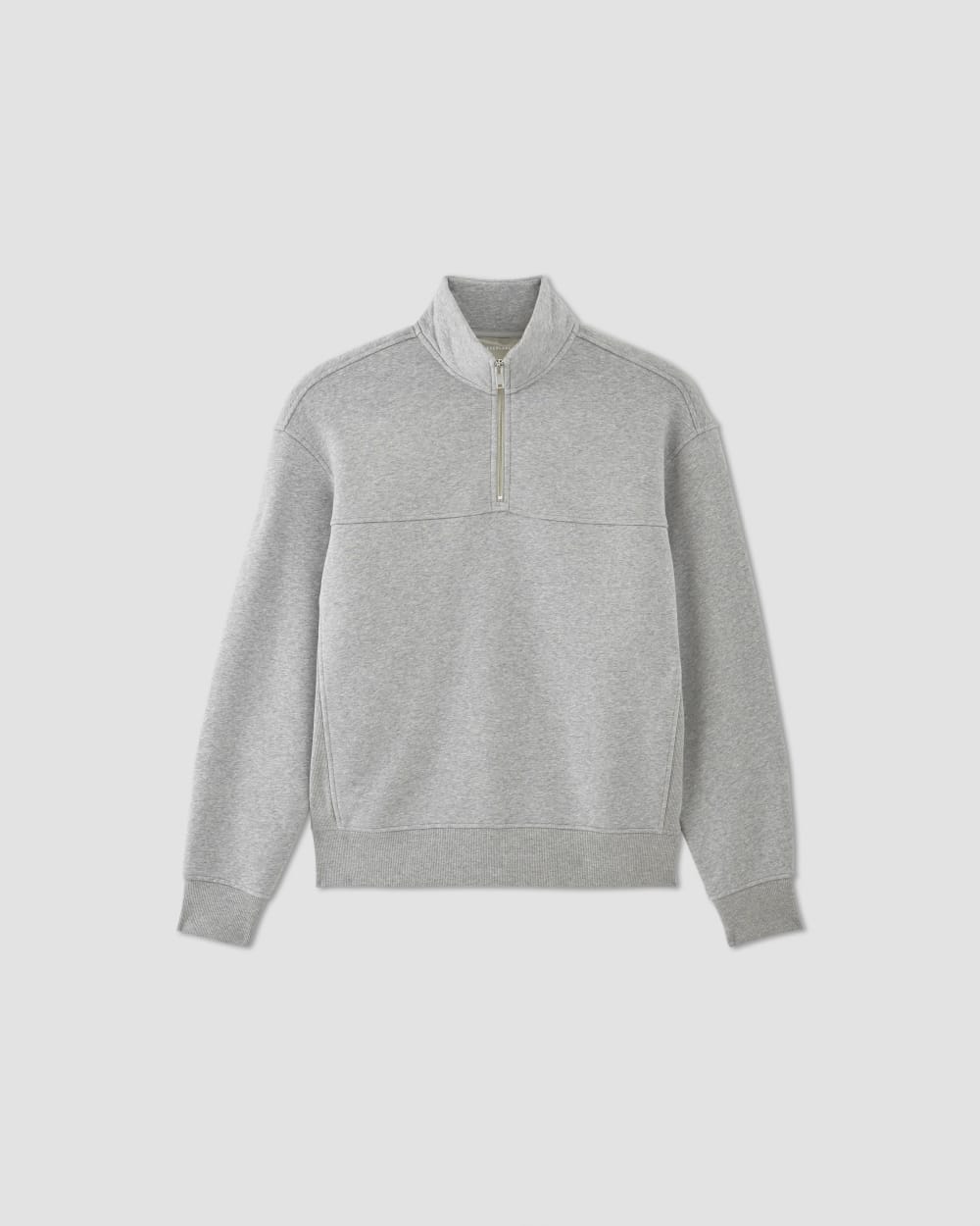 mens-renew-fleece-half-zip-heathered-grey | alt