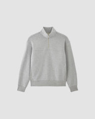 mens-renew-fleece-half-zip-heathered-grey | alt