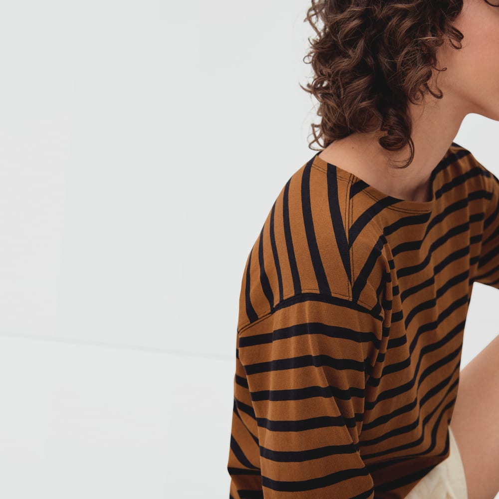 womens-modern-breton-shirt-almond-black-stripe