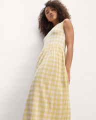 womens-viscose-knit-pleated-dress-bone-parsnip-gingham