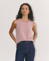 womens-cashmere-classic-sweater-tank-dusty-rose | primary