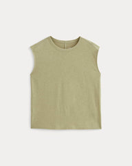 womens-muscle-tee-cotton-linen-eucalyptus | alt