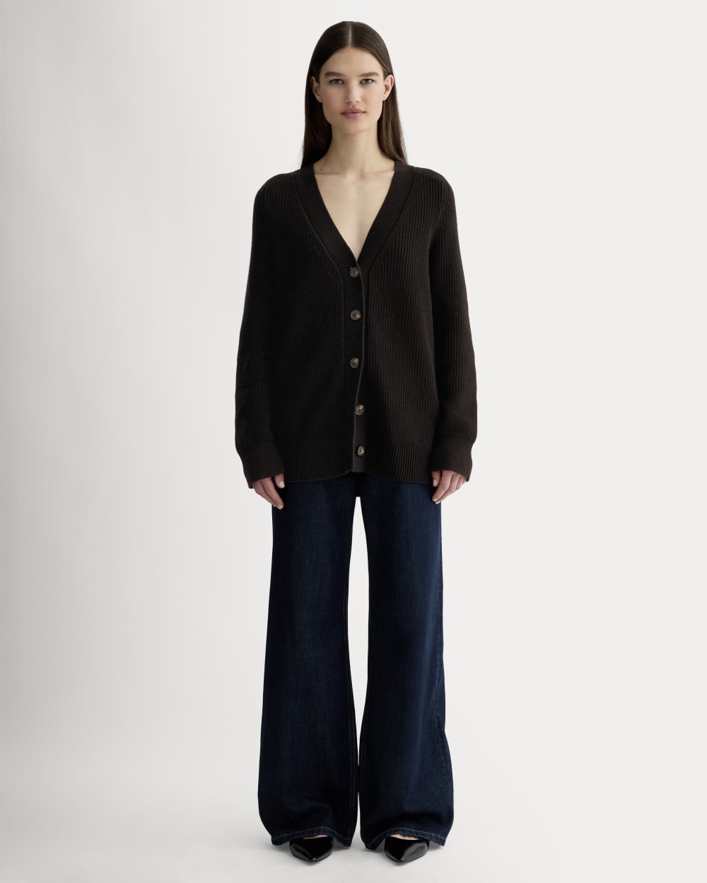 womens-cotton-v-neck-cocoon-cardigan-black