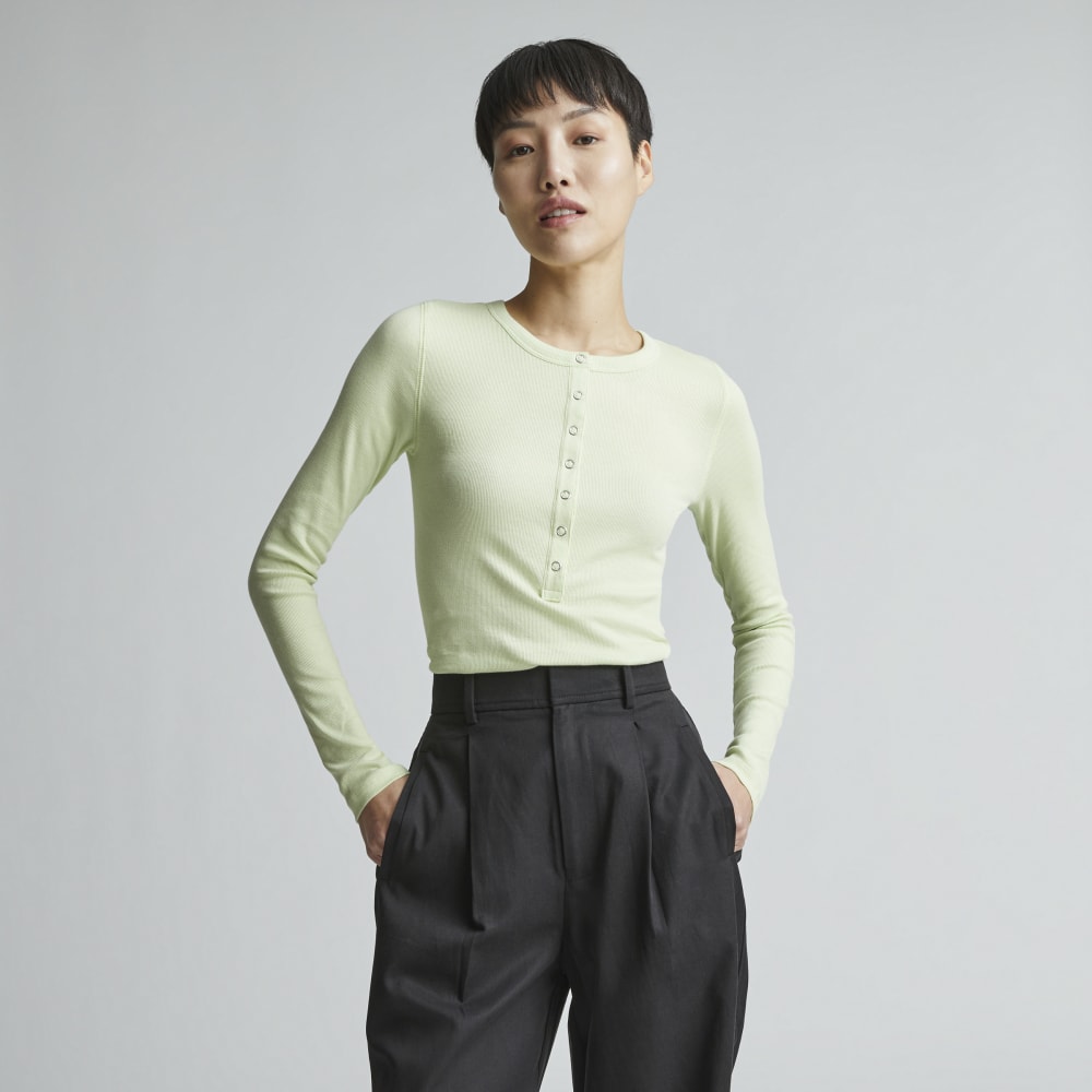 womens-pima-rib-long-sleeve-henley-seafoam-green | primary