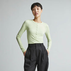 womens-pima-rib-long-sleeve-henley-seafoam-green | primary