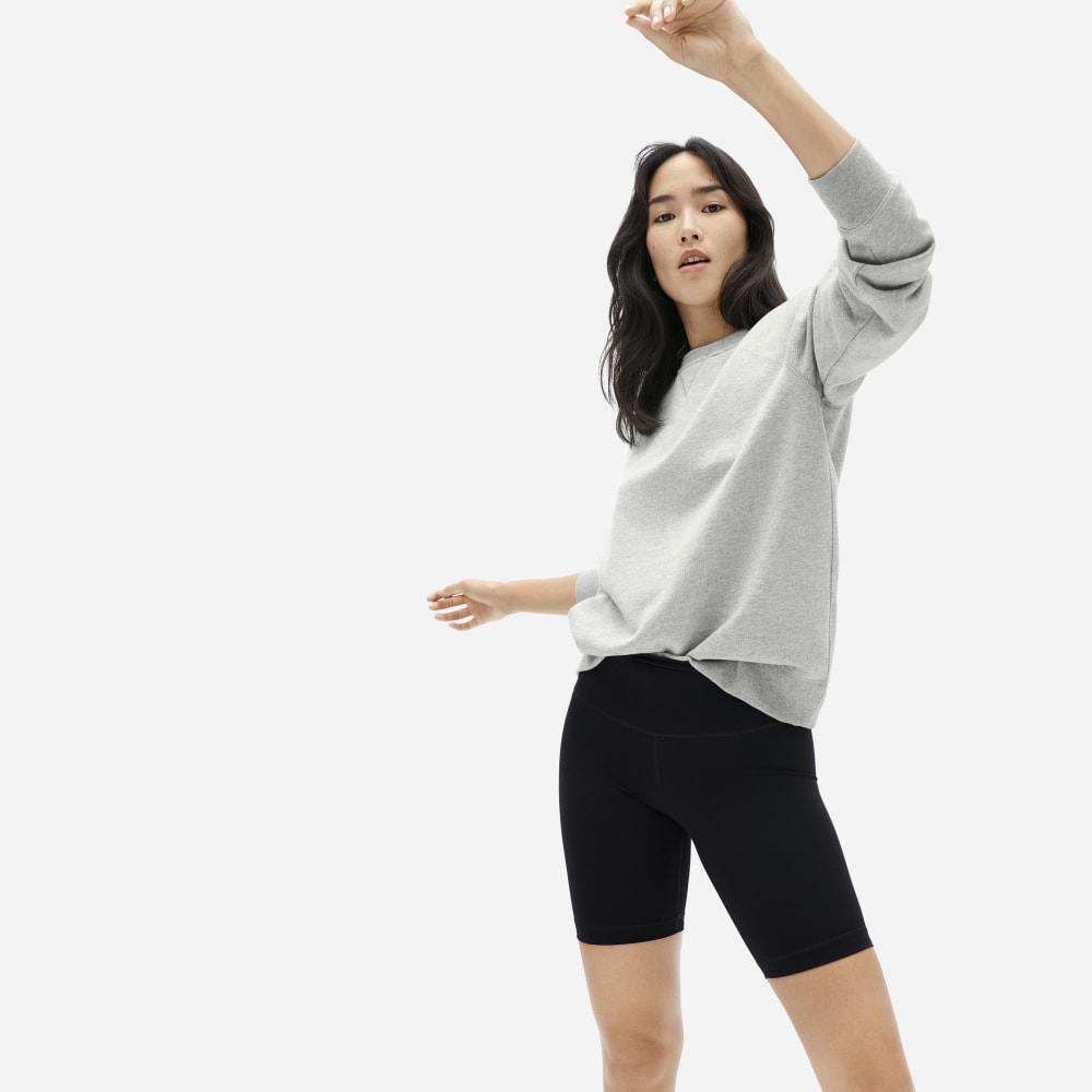 womens-uni-french-terry-crew-hthr-grey | alt