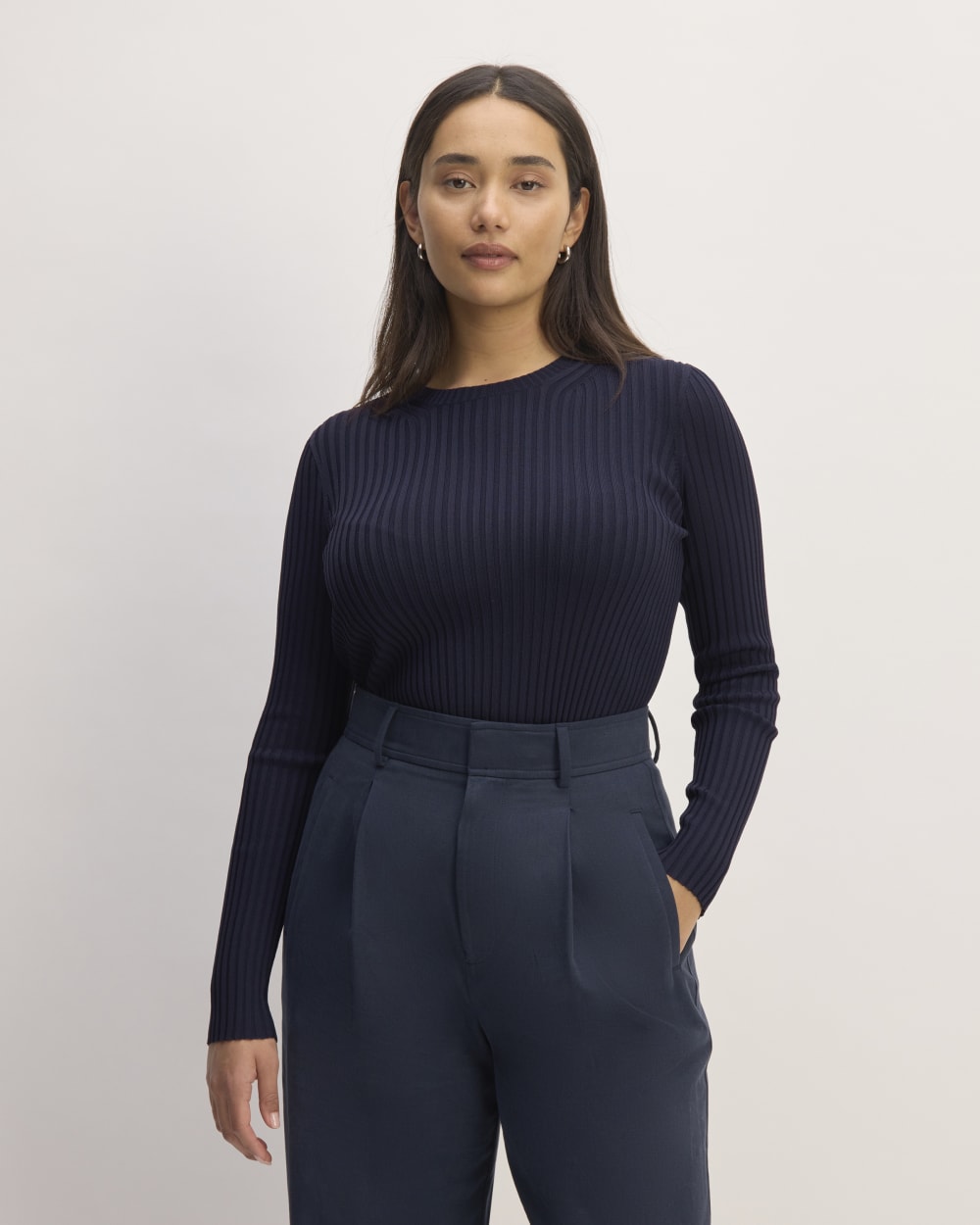 womens-viscose-knit-crew-navy | primary