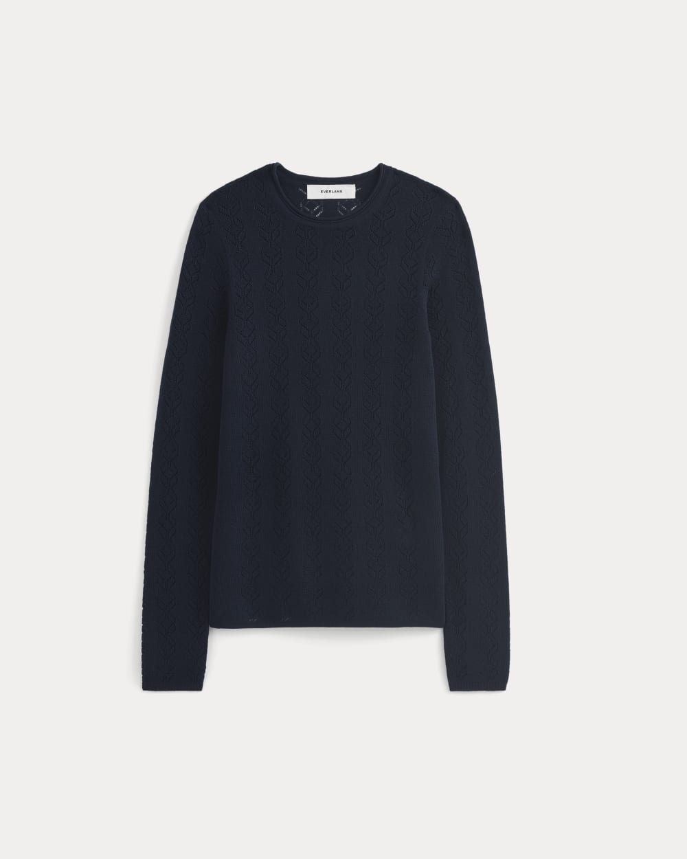 womens-pointelle-crew-ultrasoft-merino-navy | alt