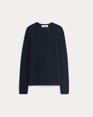 womens-pointelle-crew-ultrasoft-merino-navy | alt