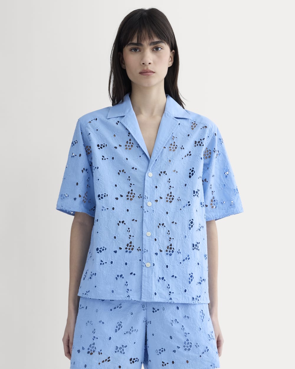 womens-eyelet-camp-shirt-skyblue | primary
