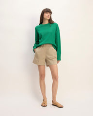 womens-easy-chino-long-short-trench-coat-khaki | primary