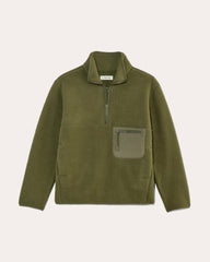 womens-renew-fleece-oversized-half-zip-new-kalamata | alt