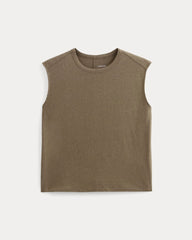 womens-muscle-tee-cotton-linen-deep-taupe | alt