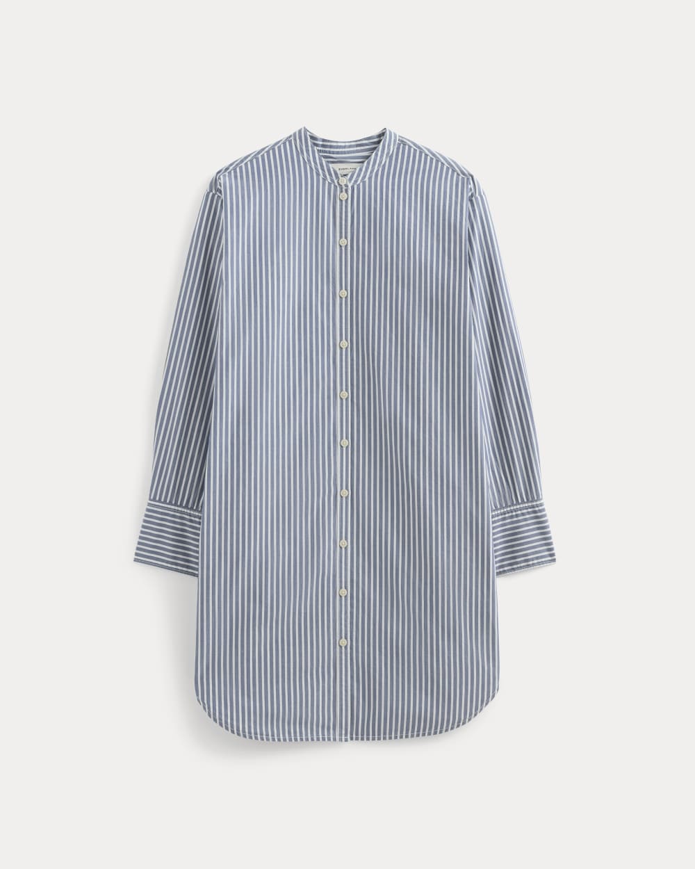 womens-relaxed-shirt-dress-soft-cotton-bone-mazarine-blue | alt