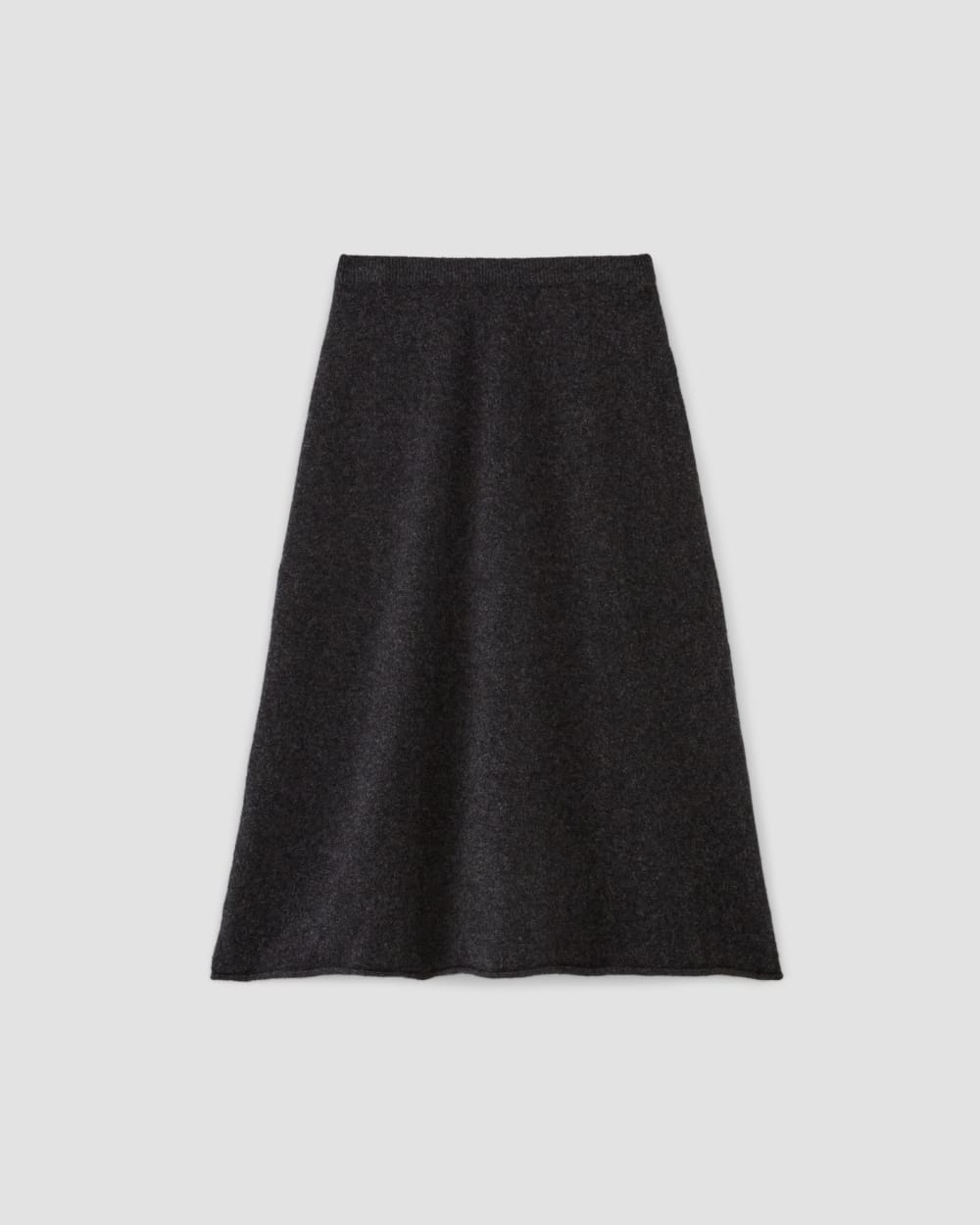 womens-cozy-stretch-skirt-charcoal | alt