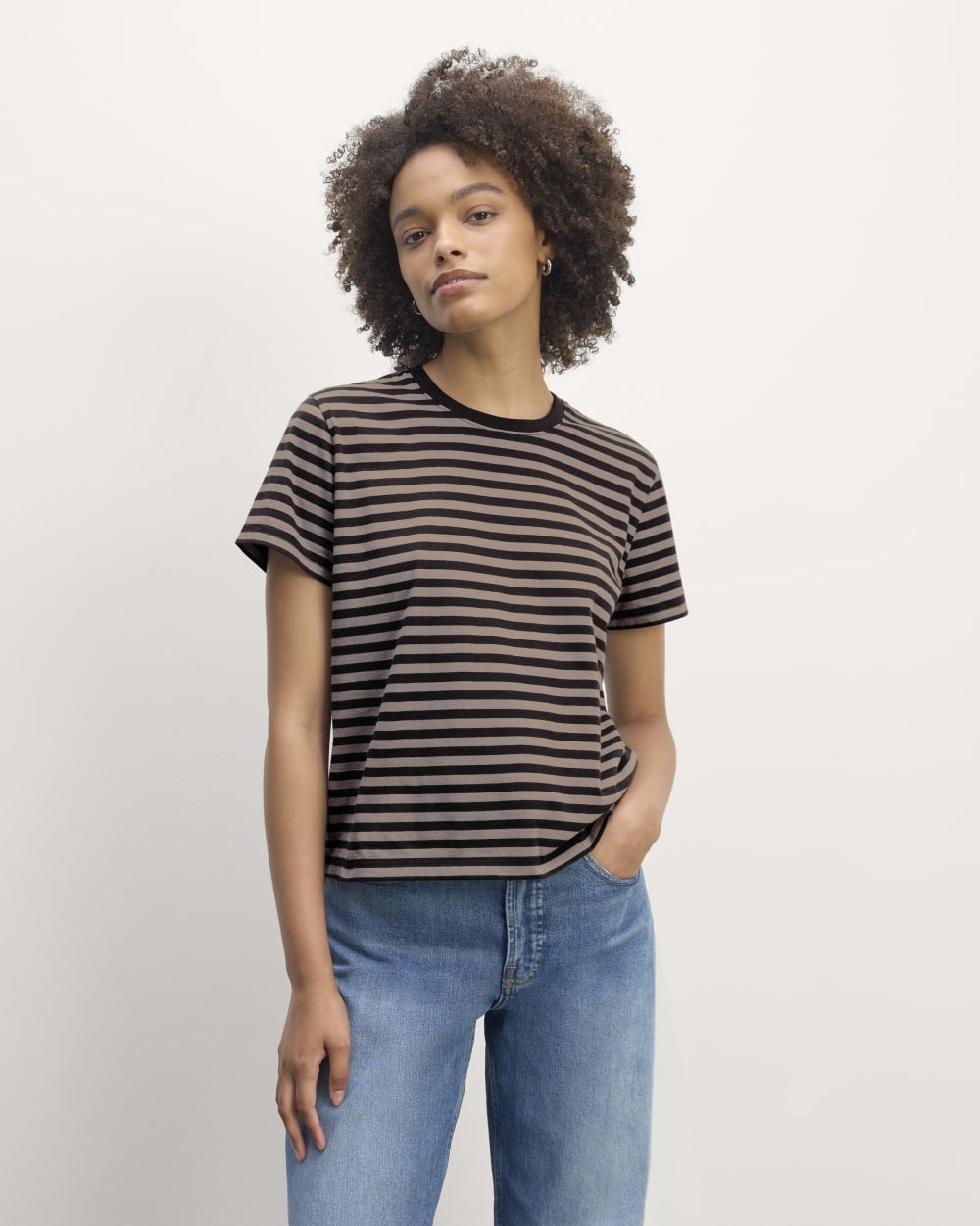 womens-organic-cotton-box-cut-tee-artist-clay-black-stripe | primary