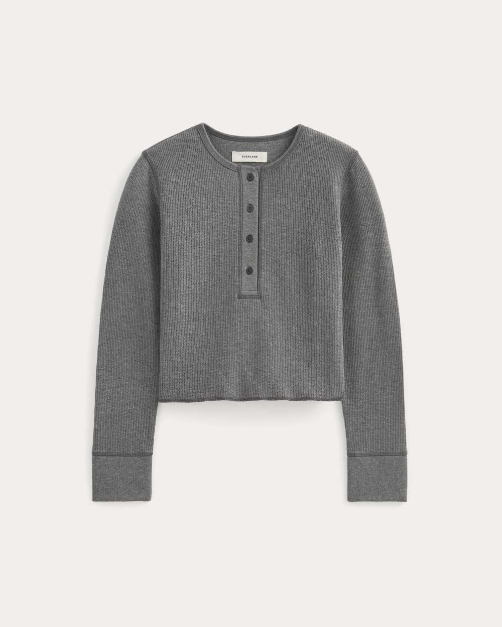 womens-boxy-henley-in-cozy-waffle-heathered-charcoal | alt