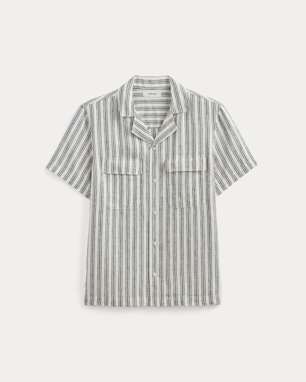 mens-linen-ss-camp-shirt-bone-black | alt